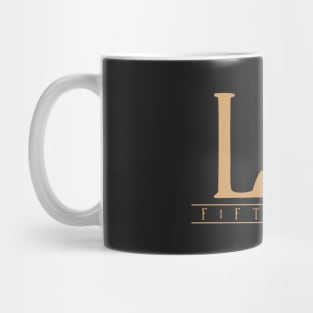 L (Fifty) Gold Roman Numerals Mug